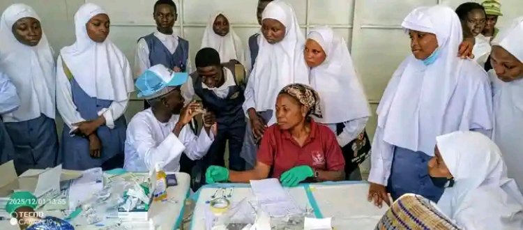 Newgate College of Health Technology Students Participate in 2025 World AIDS Day Commemoration