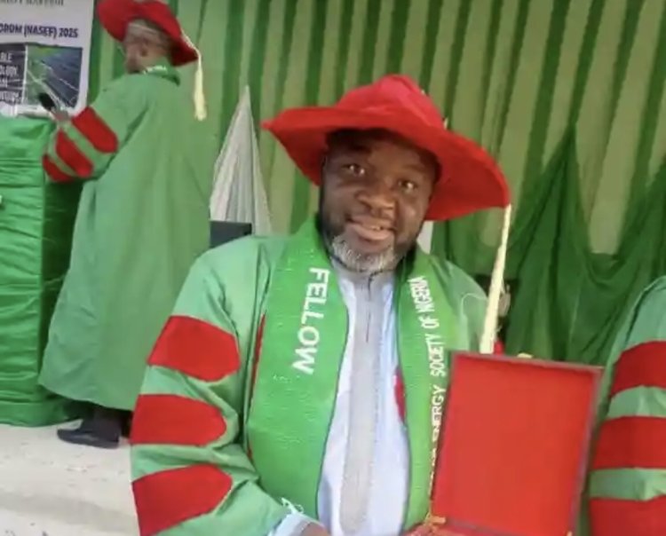 UDUS Lecturer Professor Misbahu Mohammed Honored with FSESN Fellowship