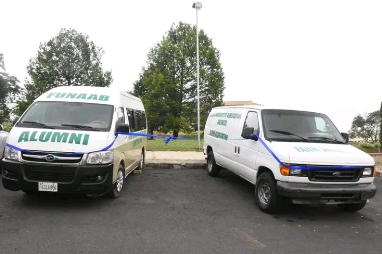 FUNAAB Pro-Chancellor Commissions Refurbished Alumni Buses, Praises Commitment to University Growth