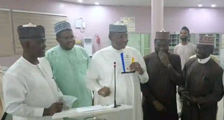 KHAIRUN Vice-Chancellor Receives NLA Kano State Chapter Award Of Recognition