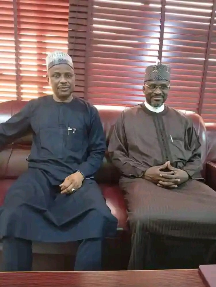 Prof. Mukhtar Kurawa Visits Sule Lamido University Vice-Chancellor