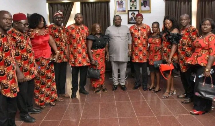 UNIZIK VC, Prof. Ugochukwu Bond Stanley Anyaehie, Hosts NASU Delegation