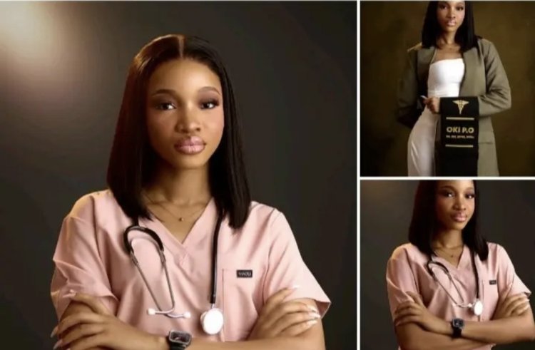 Oki Praise Olatide Graduates with First Class Honours in Nursing Science from LAUTECH, Overcoming Major Hurdle