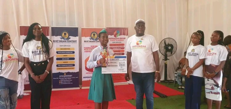 Anambra State Geniuses Shine as 5th Annual "Best Brain Contest" Concludes