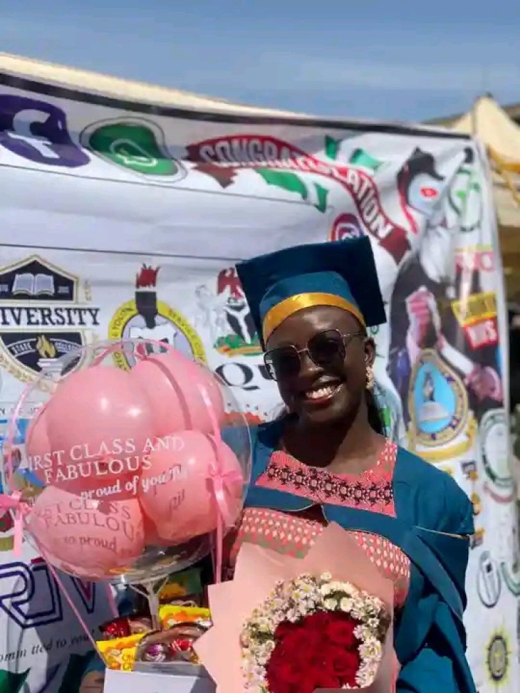 Ritkatmun Lenka Achieves First Class Honours, Named Best Graduating Student at University of Jos
