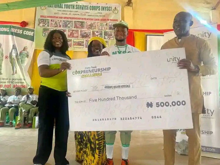From University Lab to National Stage: LAUTECH Alumnus Wins ₦500,000 for Innovative Malnutrition Solution at Unity Bank Challeng