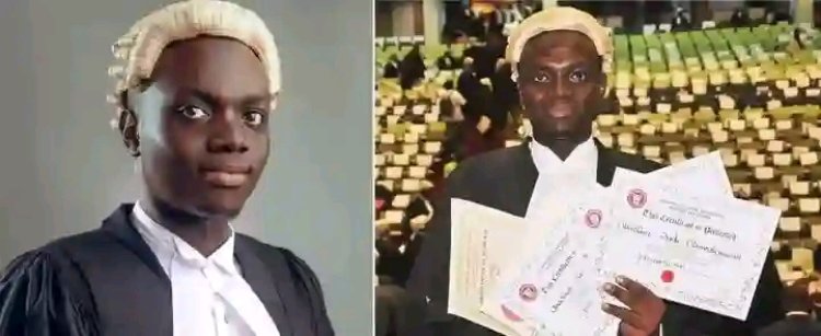 Oluwatomisin Olaotan Emerges Best Graduating Student of Nigerian Law School