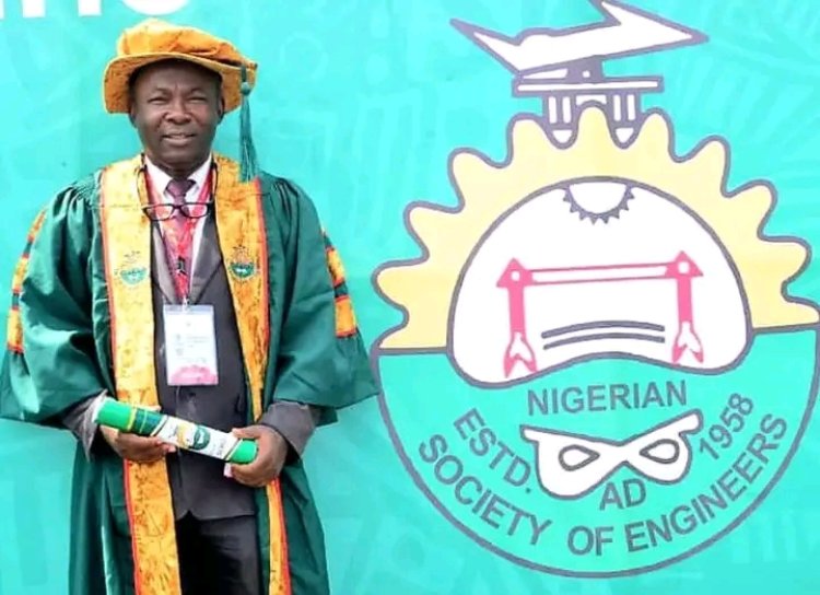 FUTA’s Prof. Adegoke Melodi Conferred Fellowship of Nigerian Society of Engineers