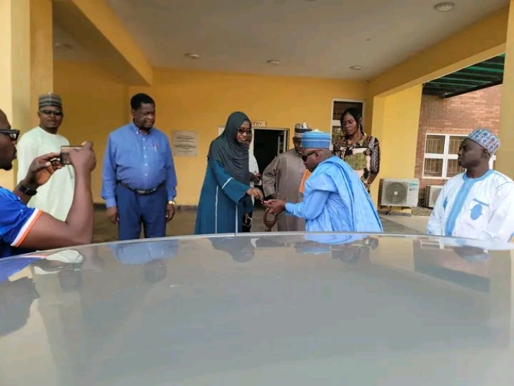 Nasarawa State University JACMEDGEO Centre Boosts Operations as DVC (RIL) Donates Personal Vehicle