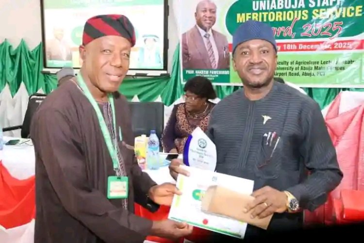 University of Abuja Honors 105 Staff for Professional Excellence at 2025 Meritorious Service Awards