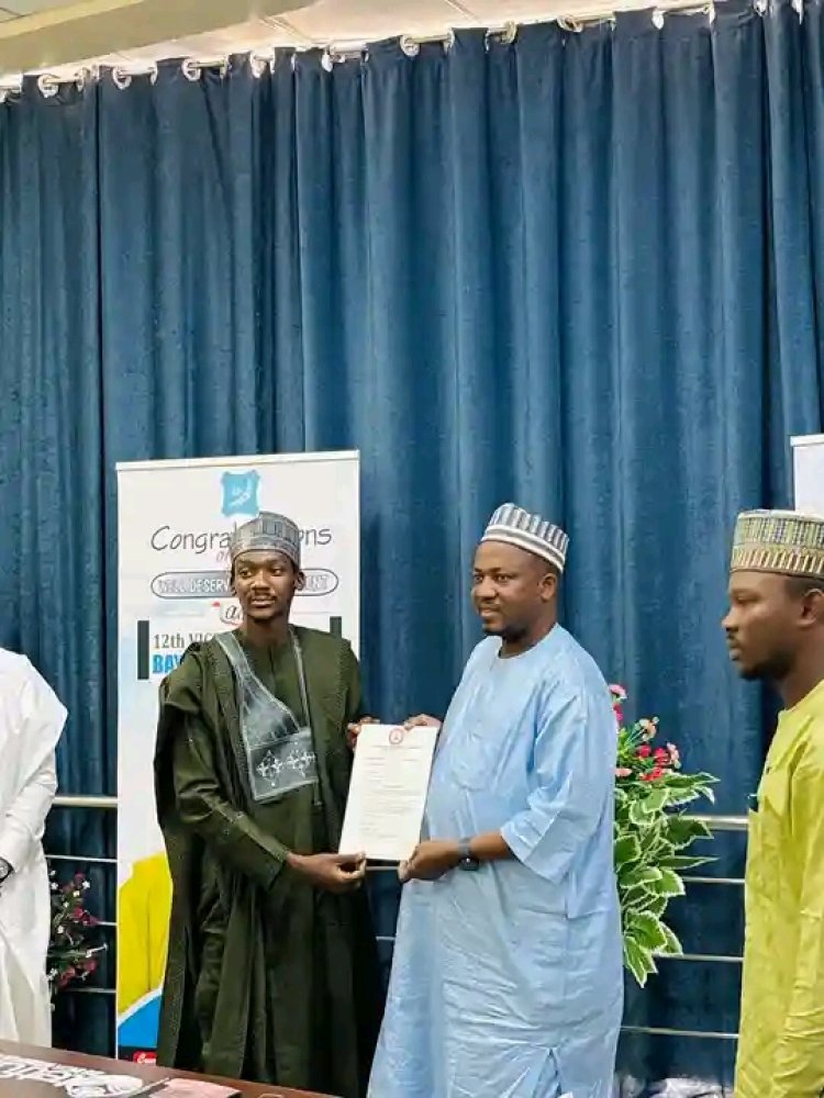 SUG Leadership Pays Courtesy Visit to BUK Vice-Chancellor to Mark First 100 Days in Office