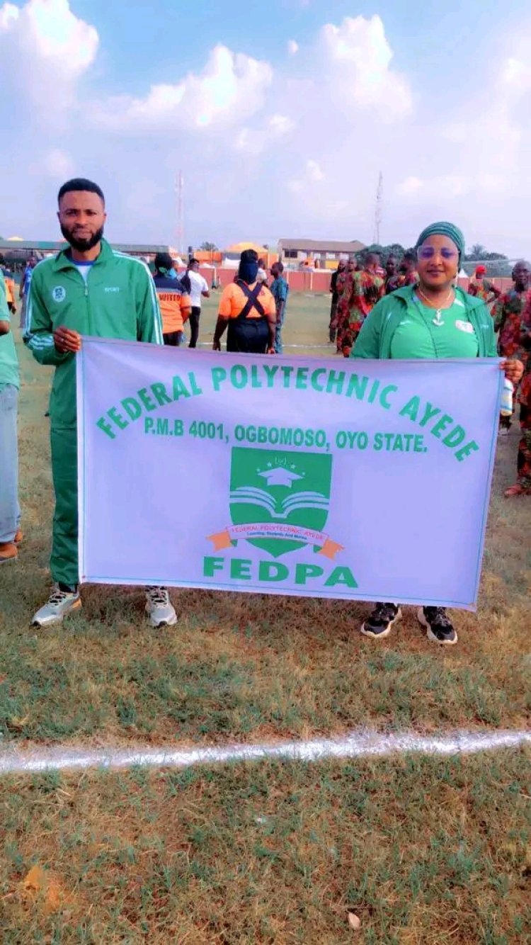 Federal Polytechnic Ayede Shines at 2025 NIPOSSGA Games in Auchi