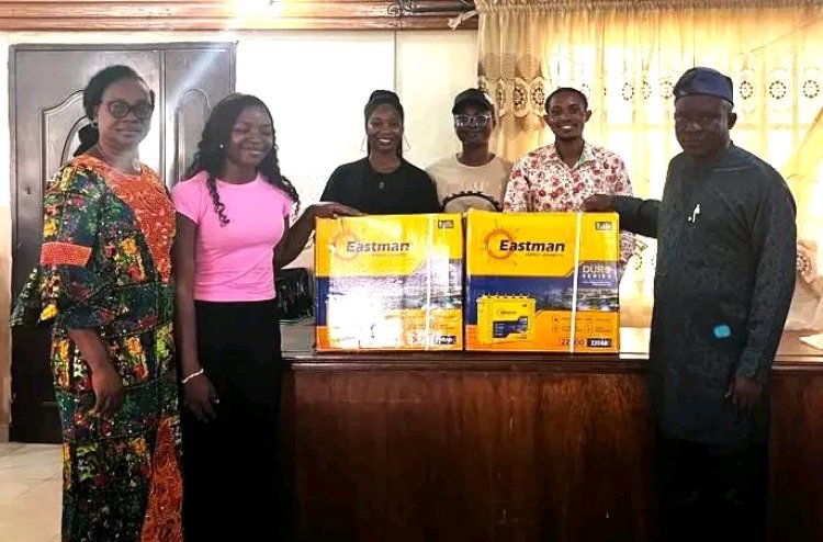 FUTA Food Science Graduates Give Back with Solar Panel Donation