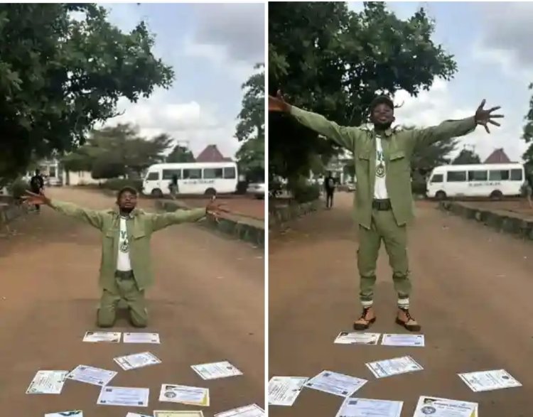 Ebonyi State Corper Bags 12 Certificates at Passing-Out Parade