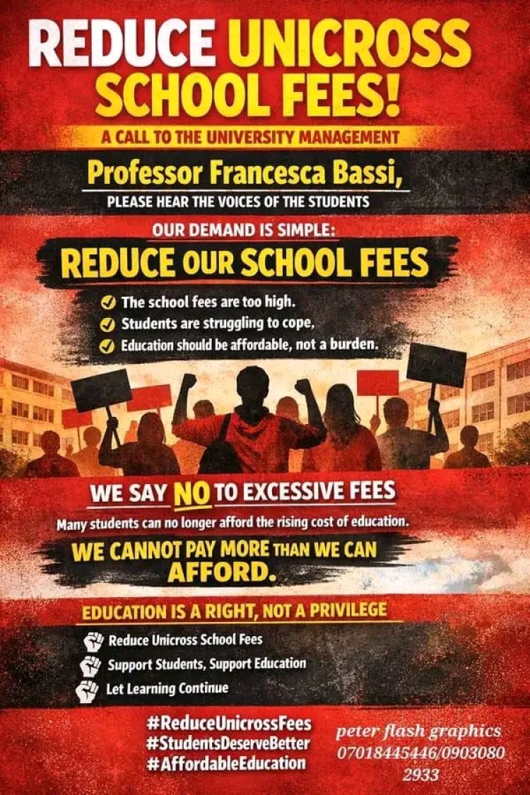 UNICROSS Students Protest Fee Increase, Suspend Payments Pending Talks with Management
