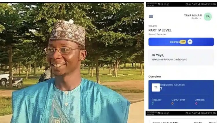 Yaya A. Mohammed Secures First-Class Honors in Chemistry