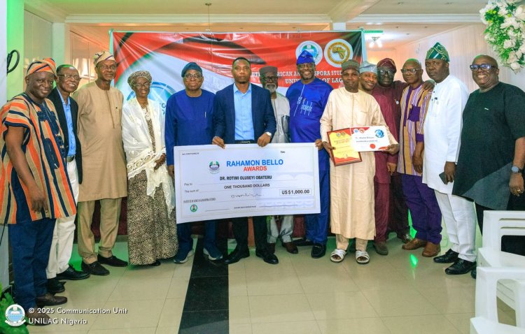 IADS-UNILAG Celebrates 2025 Rahamon Bello Best PhD Thesis Award Winners