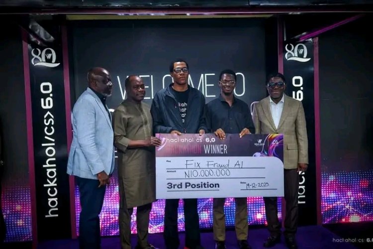 FUTA Team Fix Fraud AI Clinches Third Place at 2025 WEMA Bank Hackathon, Wins ₦10 Million