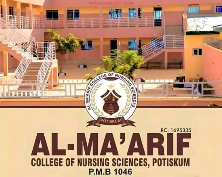 Al-Ma’arif College of Nursing Sciences Begins Sale of Admission Forms for 2026 Intake