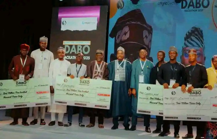 BUK Mechatronics Scholar Suleiman Arabi Wins ₦5 Million Grant at Dabo Hackathon 2025
