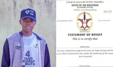 Sa’adu Zungur University Graduate Aminu Umar Achieves First-Class Honours