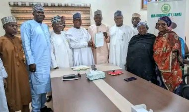 IBBUL Management Team Pays Congratulatory Visit to Niger State Ministry of Tertiary Education