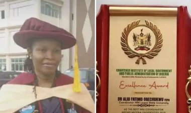 LASU Vice-Chancellor Commends Dr. Fatimo Ogechukwu Aliu Following National "Best MPA Coordinator" Award