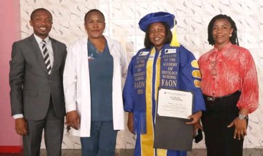 DUFUTH CMD Commends Head of Nursing Services on Oncology Fellowship Achievement