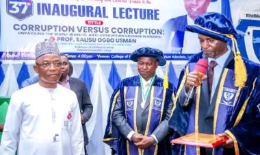 Rector of Kogi State Polytechnic, Prof. Salisu Ogbo Usman, Expresses Gratitude Following Successful Inaugural Lecture