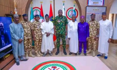 NAUB Governing Council and Management Pay Strategic Courtesy Visit to Chief of Defence Staff