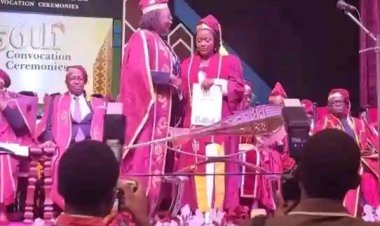 UNILAG 56th Convocation: Vice-Chancellor Honours First-Class Scholar and ACCA Prize Winner, Covenant Ogunyale