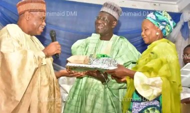 UNIMAID Vice-Chancellor Honors Professors Dlakwa and Godowoli Upon Retirement