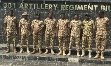 NAUB Leadership Visits Abogo Largema Military Cantonment; Strengthens Ties with 231 Battalion and 331 Artillery Regiment