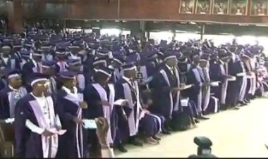 UNIBEN Inducts Record 15,077 Students; Vice-Chancellor Unveils 20 New Academic Programmes
