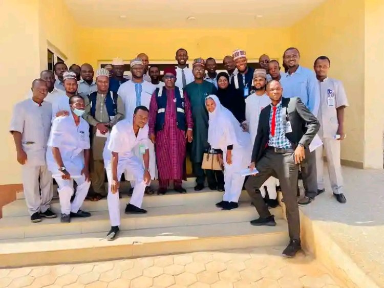 FMC Misau Received Team for NEMSAS Accreditation