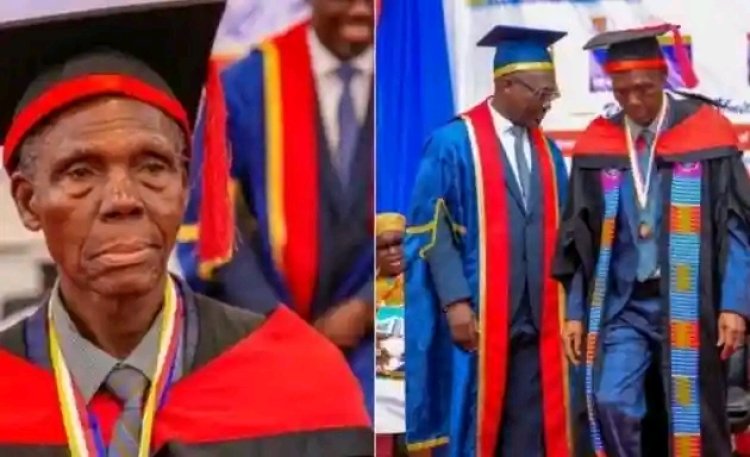 Age is No Barrier: 81-Year-Old Joseph Aheto Earns MBA from University of Cape Coast