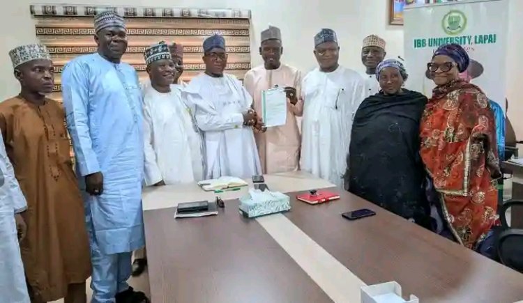 IBBUL Management Team Pays Congratulatory Visit to Niger State Ministry of Tertiary Education