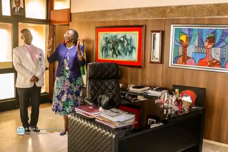 UNILAG Vice-Chancellor Commends Dr. D.K. Olukoya for Office Renovation Support