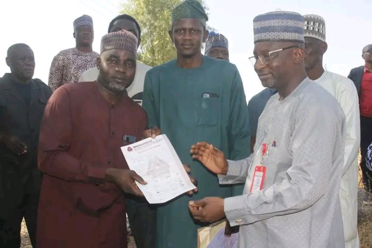 ADSU VC Hands Over Site for Blockwork Perimeter Fence at Abubakar Barde Campus, Mubi
