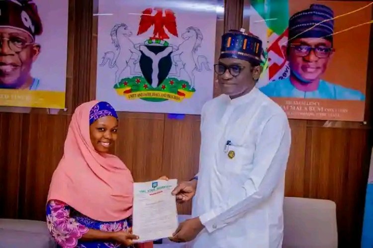Governor Buni Grants Automatic Employment to Record-Breaking First-Class Physics Graduate, Surayya Muhammad Kabir