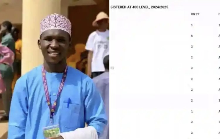 UDUS Applied Chemistry Graduate Imam Muhammad Auwal Achieves First-Class Honors