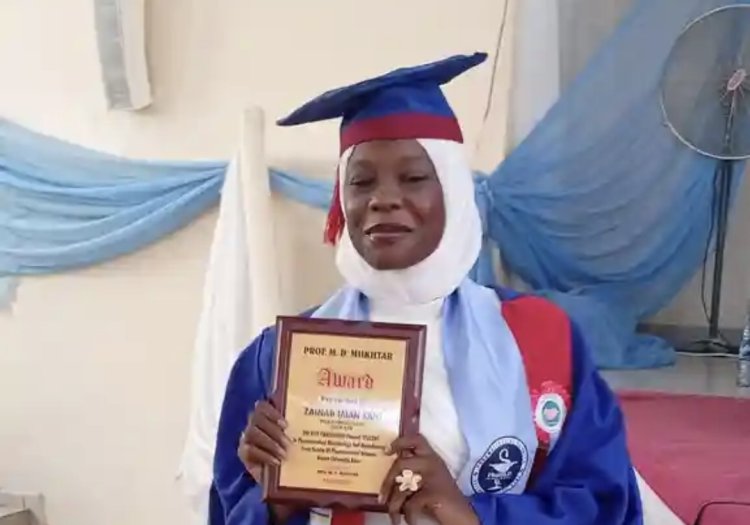 Zainab Imam Sani Distinguishes Herself as Top Graduate in Pharmaceutical Microbiology and Biotechnology at BUK