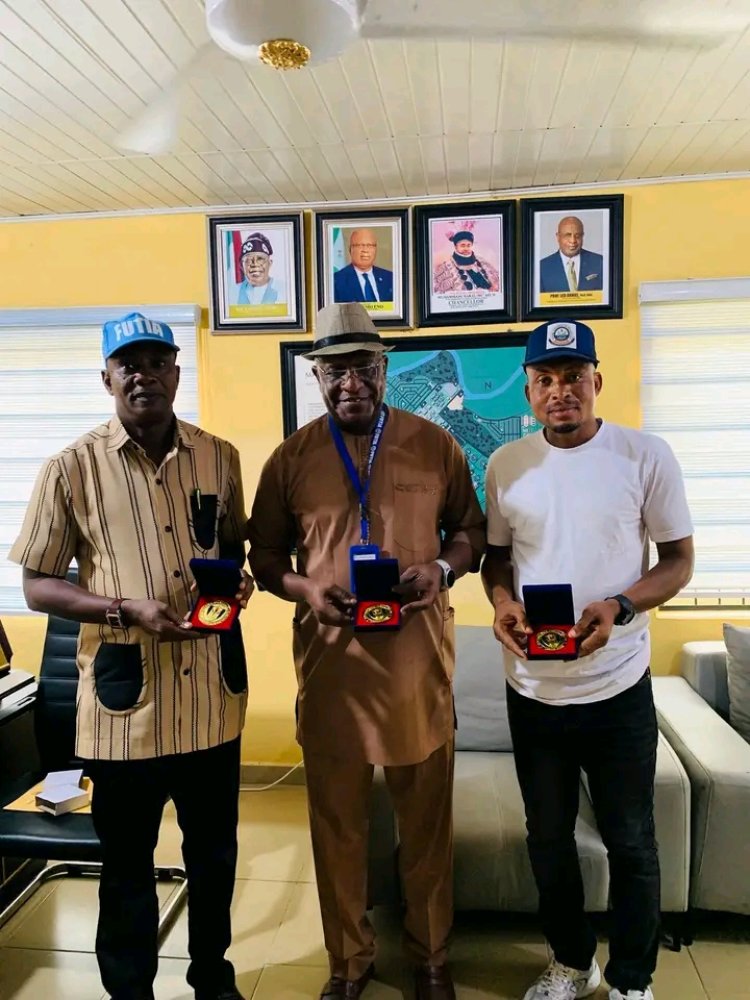 FUTIA Vice-Chancellor Honored with NUGA Gold Medal