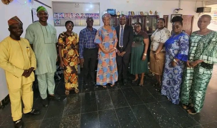 FUTA Staff Secondary School Management Pays Courtesy Visit to Vice-Chancellor