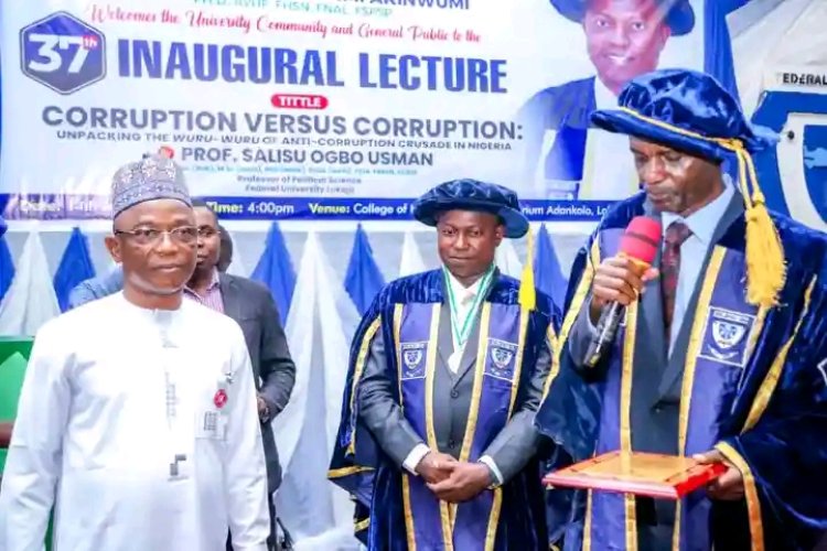 Rector of Kogi State Polytechnic, Prof. Salisu Ogbo Usman, Expresses Gratitude Following Successful Inaugural Lecture