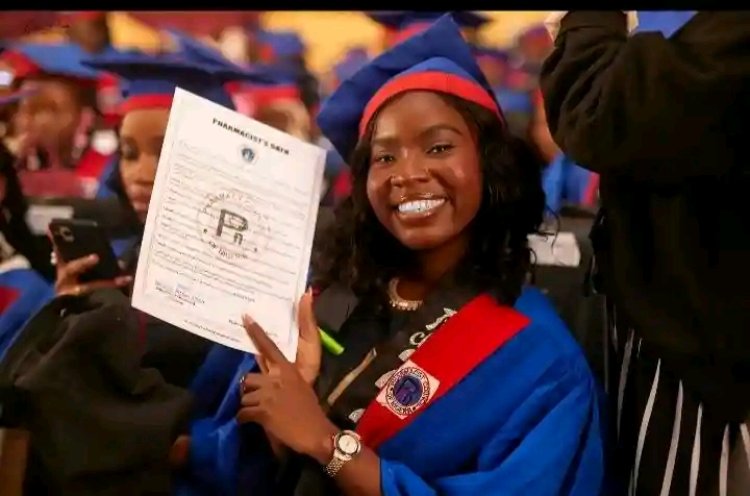 Olabisi Onabanjo University Celebrates Boyejo Bisola as Best Graduating Student in Pharmacy with 4.82 CGPA