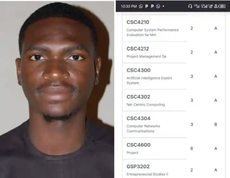 Usman Nuhu Makes History as First and Only First-Class Computer Science Graduate at Sa’adu Zungur University