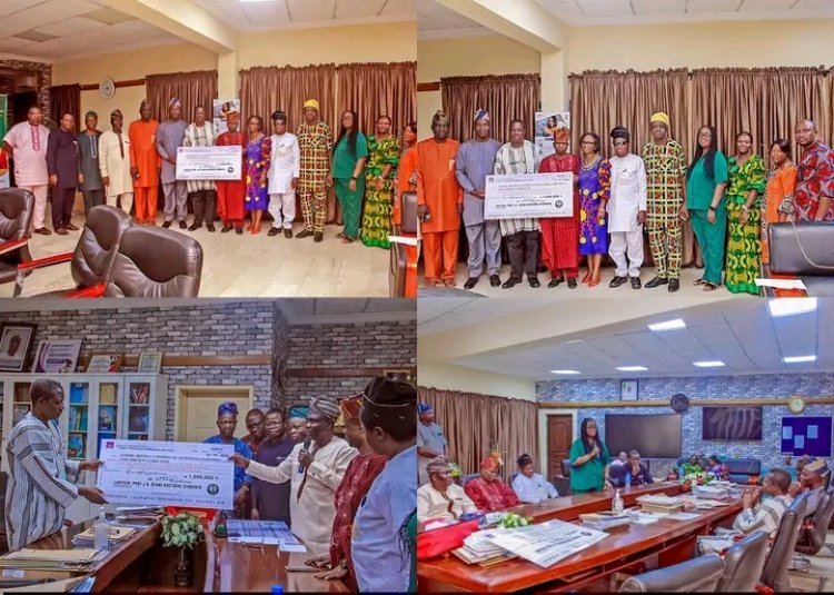 LAUTECH Doctoral Alumni Endow ₦1 Million Prize in Honour of Prof. Julius Kola Oloke