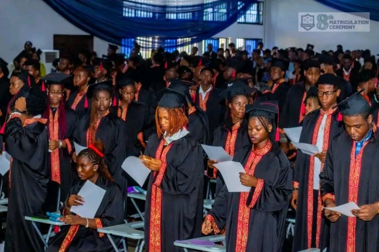 Admiralty University of Nigeria Inducts 769 Students at 8th Matriculation Ceremony