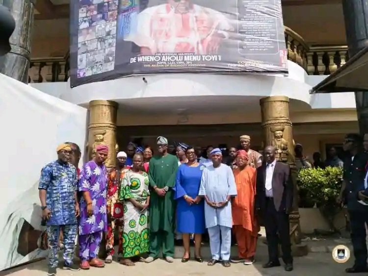 LASU Management Pays Condolence Visit to Badagry Kingdom Following the Transition of the Akran of Badagry